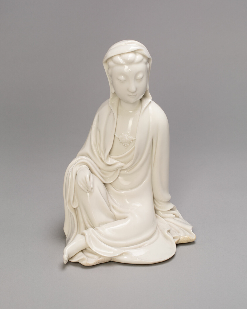 Seated Guanyin — Seated Guanyin, Art Institute of Chicago, 1924.353, Blanc de Chine