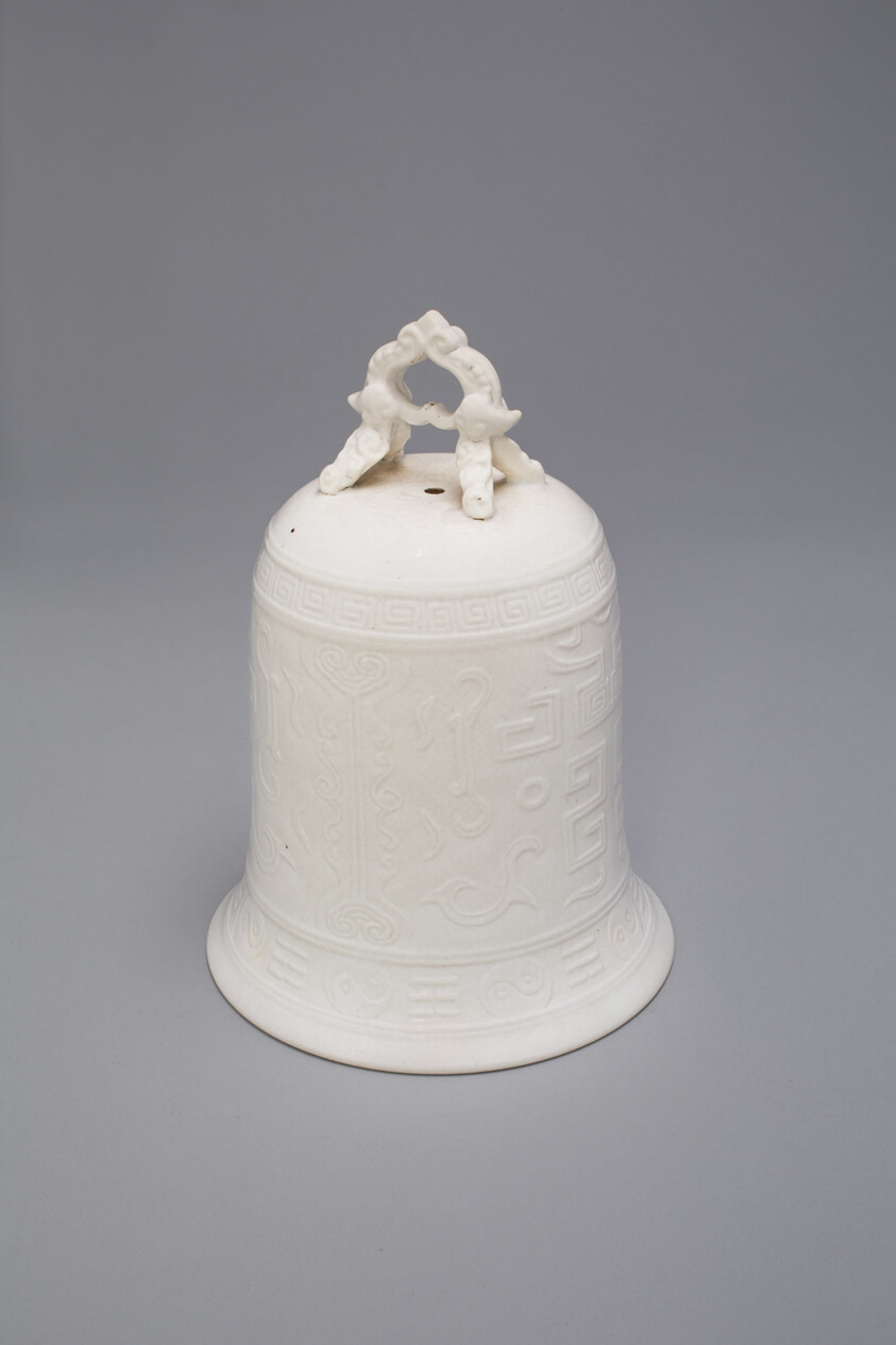 Bell with Archaistic Motifs — Bell with archaistic motifs, Art Institute of Chicago, 1924.369, Blanc de Chine