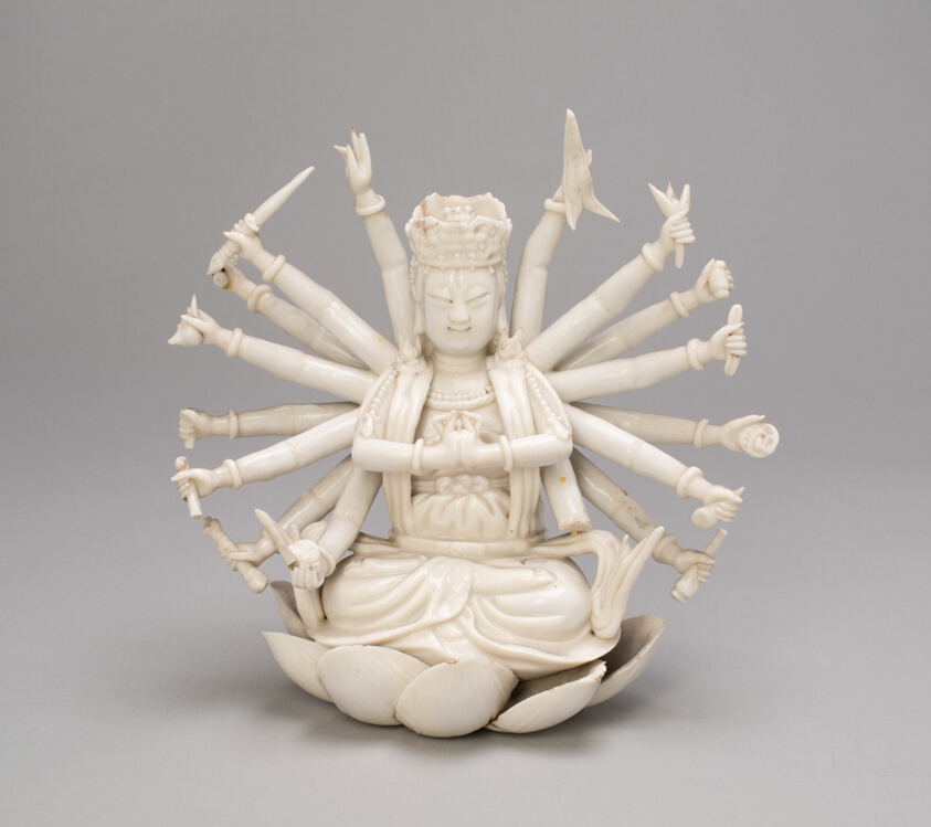 Cundi Bodhisattva — Cundi Bodhisattva, Art Institute of Chicago, 556.1930, Blanc de Chine