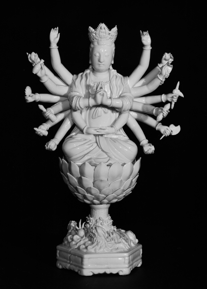 Cundi Bodhisattva — Cundi Bodhisattva, Art Institute of Chicago, 1924.358, Blanc de Chine