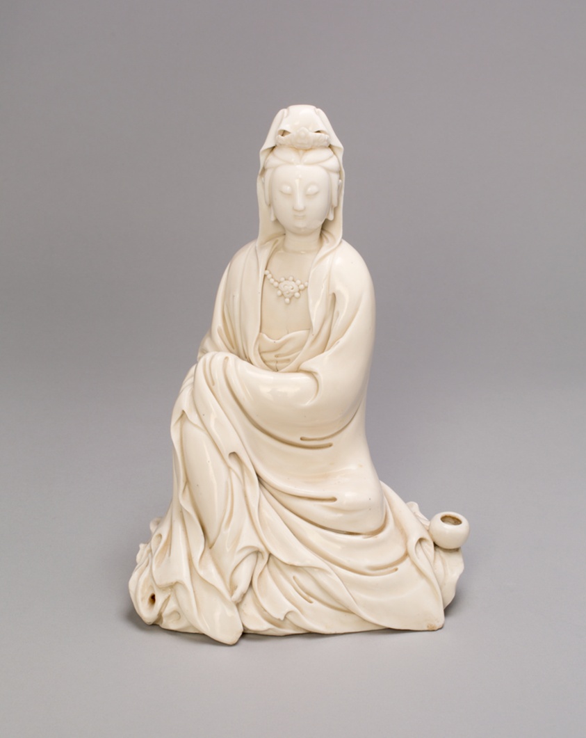 Seated Guanyin — Seated Guanyin, Art Institute of Chicago, 1930.745, Blanc de Chine