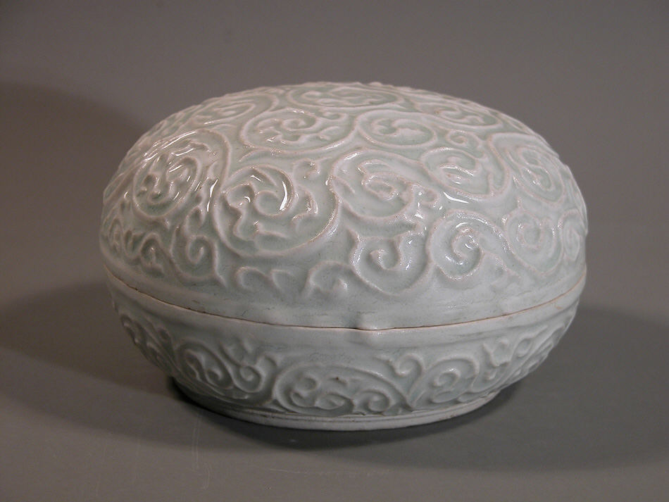 Circular Box and Cover — Front view, The Metropolitan Museum of Art, 1984.483.2a, b, Blanc de Chine
