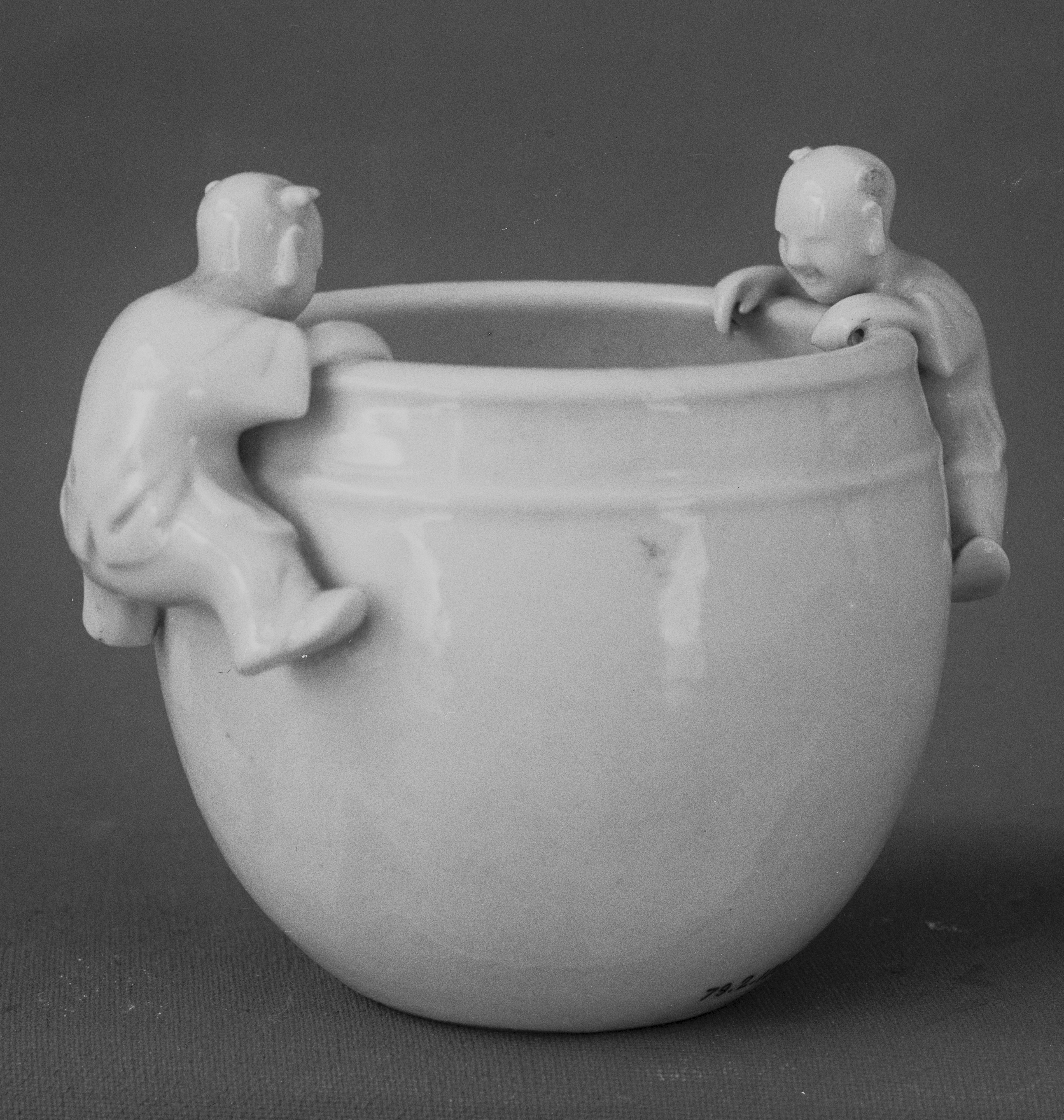 Water Pot with Boys — Front view, The Metropolitan Museum of Art, 79.2.1005, Blanc de Chine