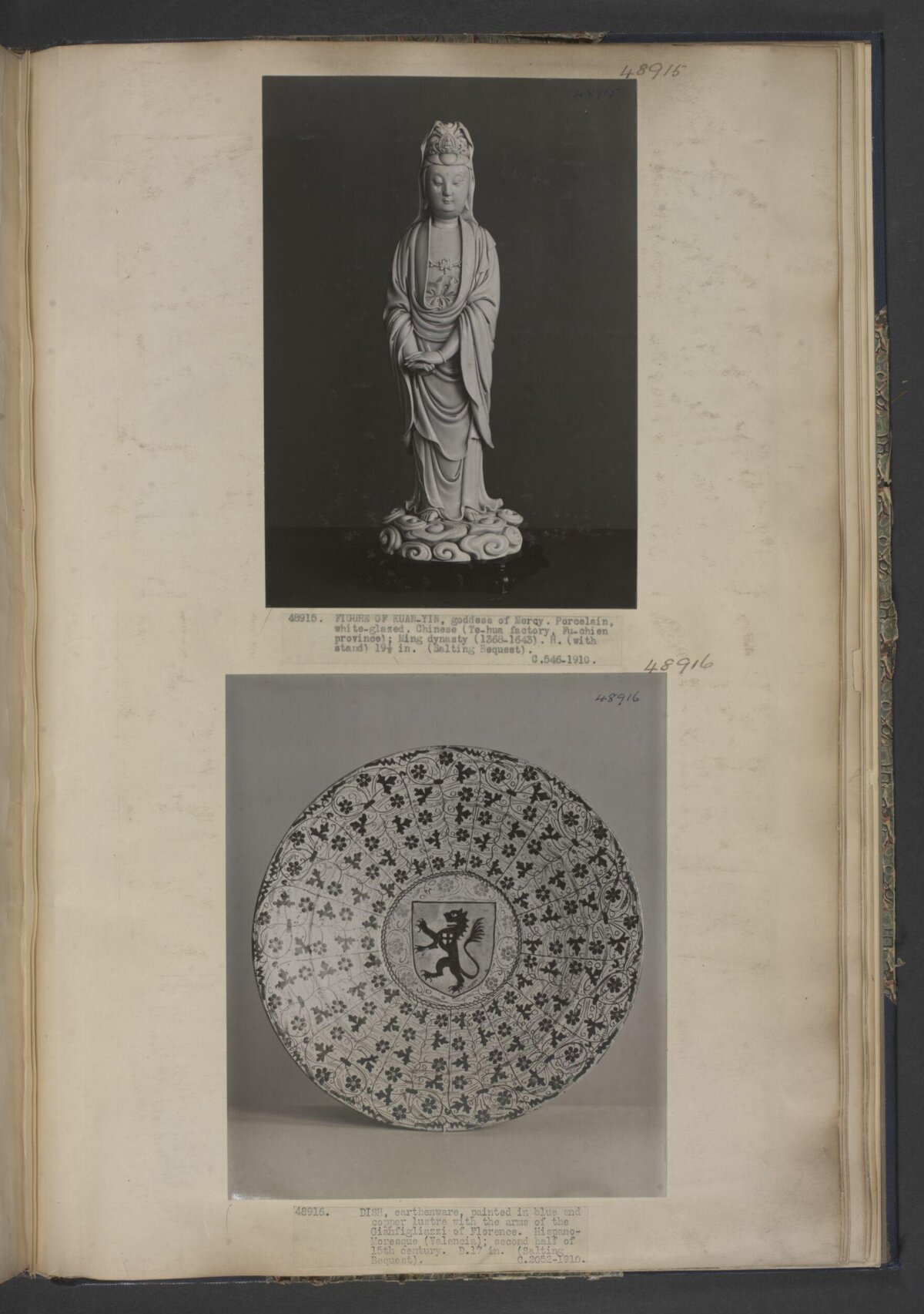 Figure of Guanyin — Angle view, Victoria and Albert Museum, C.546-1910, Blanc de Chine